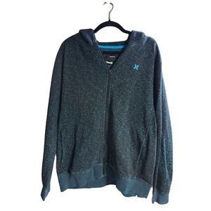Hurley Dark Blue Zip-Up Sweater